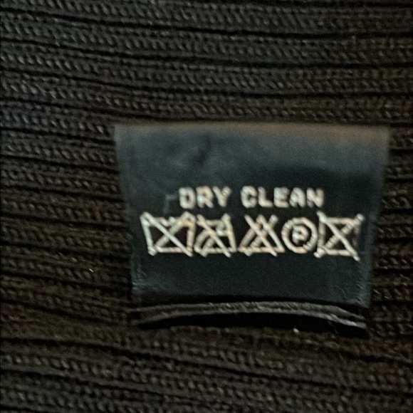 RALPH LAUREN BLACK LABEL Ribbed Silk Black Long Cardigan Duster 100% SILK -Large - Picture 11 of 12